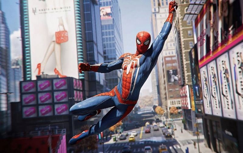 Spider-Man is a great open-world game for beginners (Image via Insomniac Games)