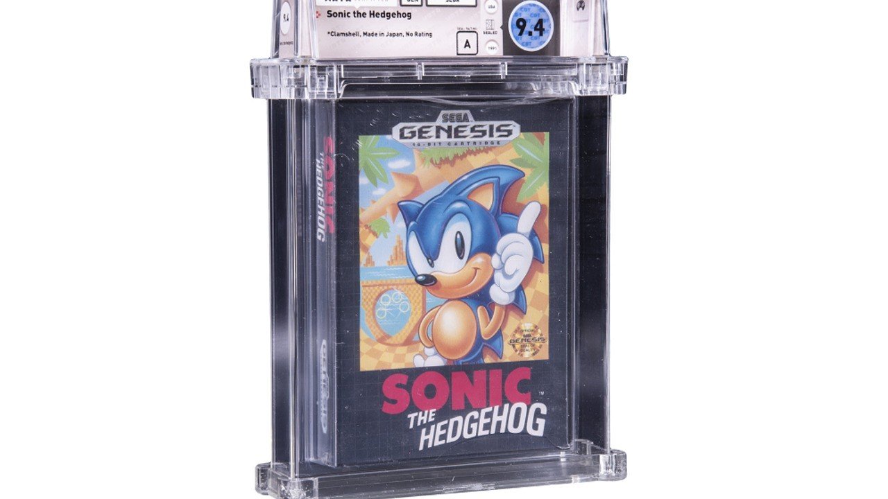 „Certyfikowana przez WATA” kopia Sonic The Hedgehog sprzedaje się po rekordowej cenie
