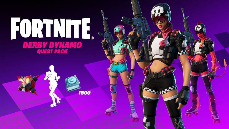 Derby Dynamo is a Challenge Pack in the store that players could buy for $12 (Image via Epic Games)