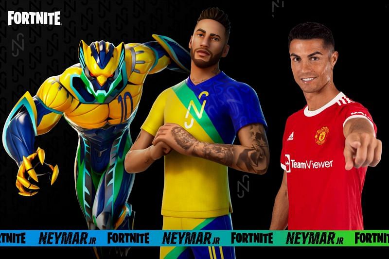 FIFA 22 players in Fortnite? (Image via Sportskeeda)