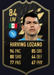 Lozano TOTW 4 FIFA 22 Drużyna tygodnia