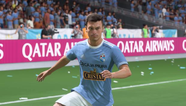 Rozpoznajesz to?  To Alejandro Hohberg ze Sporting Cristal w grze FIFA 22. (Zrzut ekranu)
