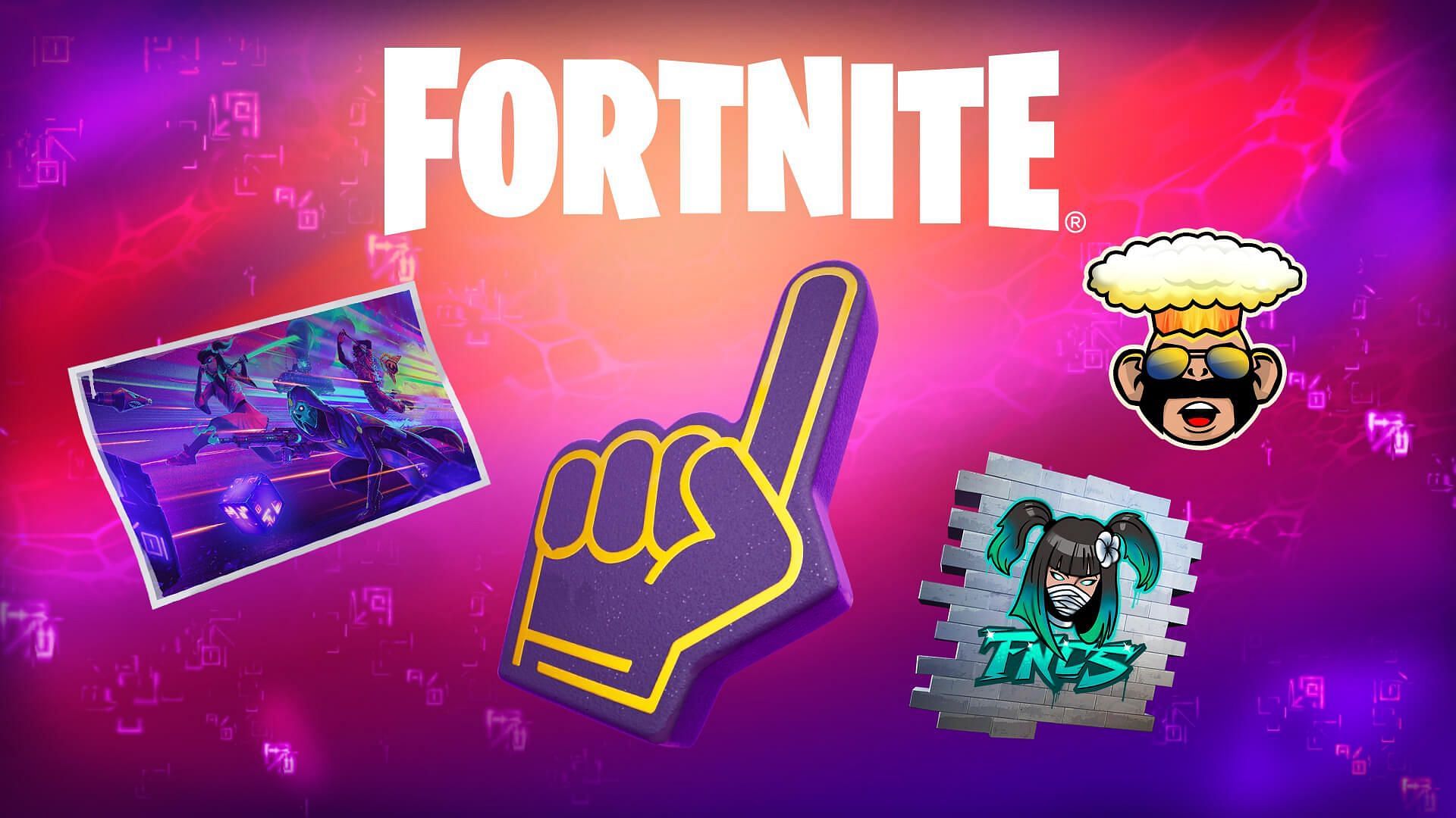 A look at the FNCS Chapter 2 Season 8 rewards (Image via Fortnite/Twitter)