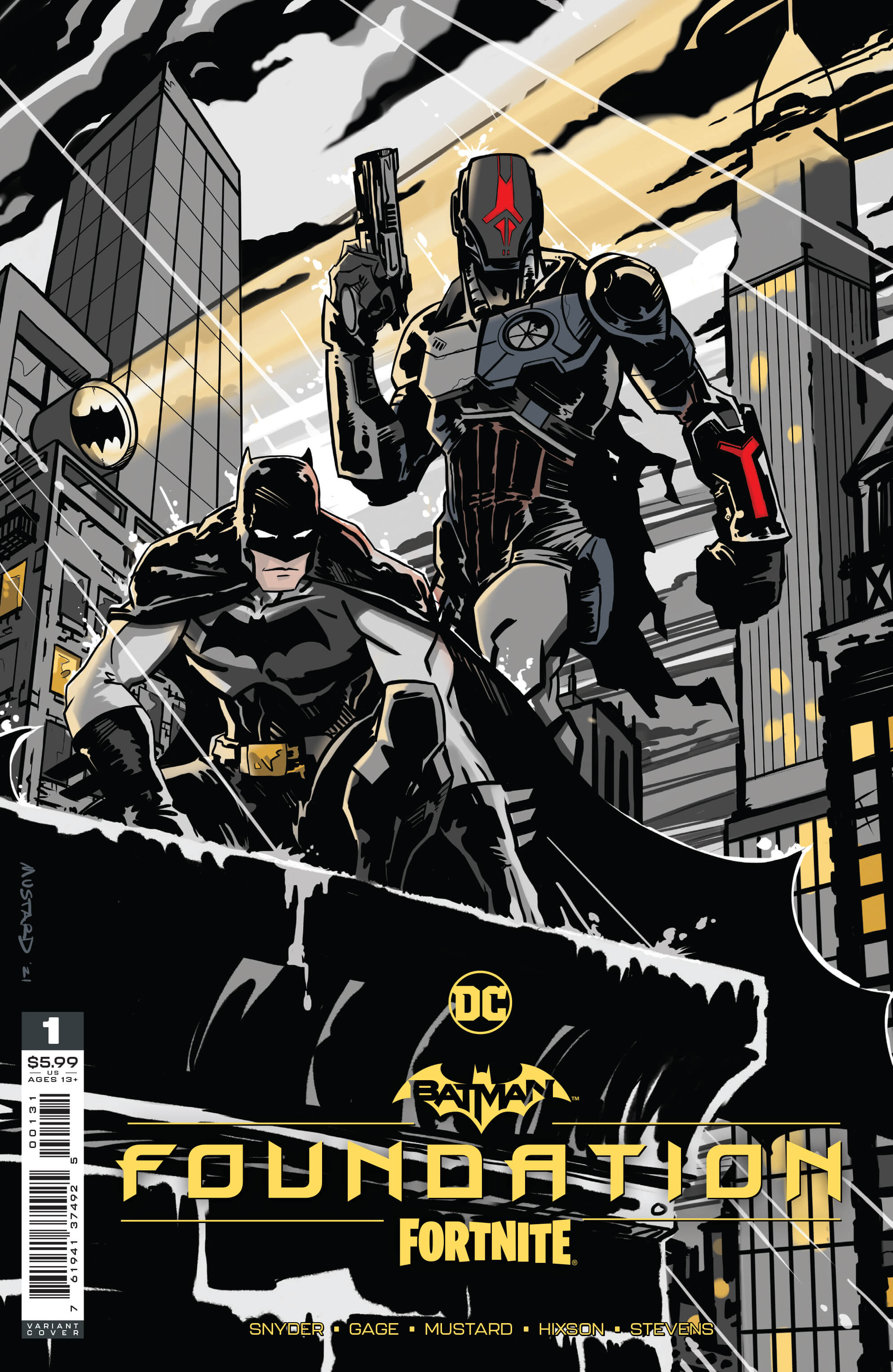 Batman/Fortnite: Fundacja Donald Mustard Wariant okładki