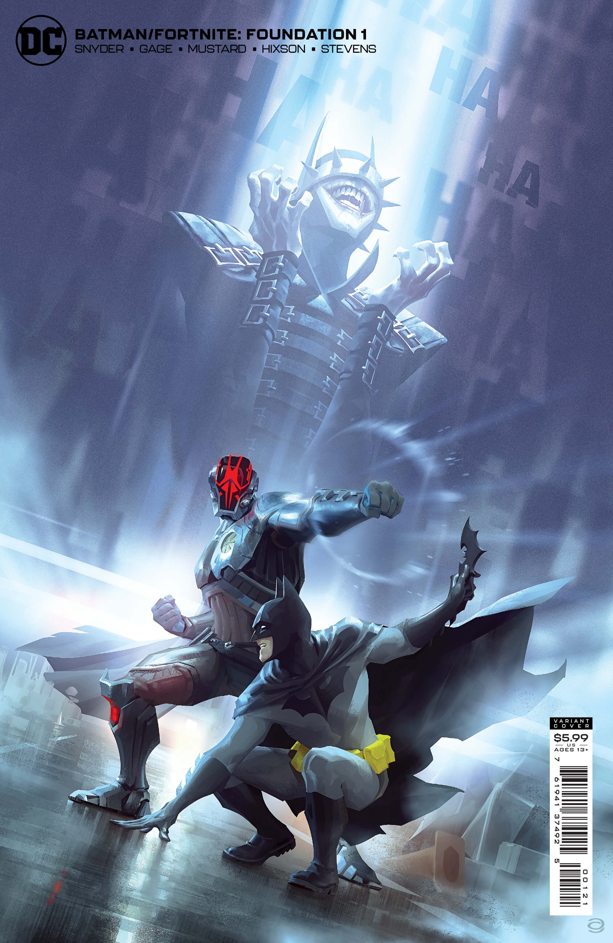 Batman/Fortnite: Okładka wariantu podkładu Alex Garner