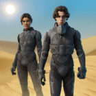 Paul Atreides i Chani podróżują z Planet Dune do sklepu z przedmiotami w Fortnite