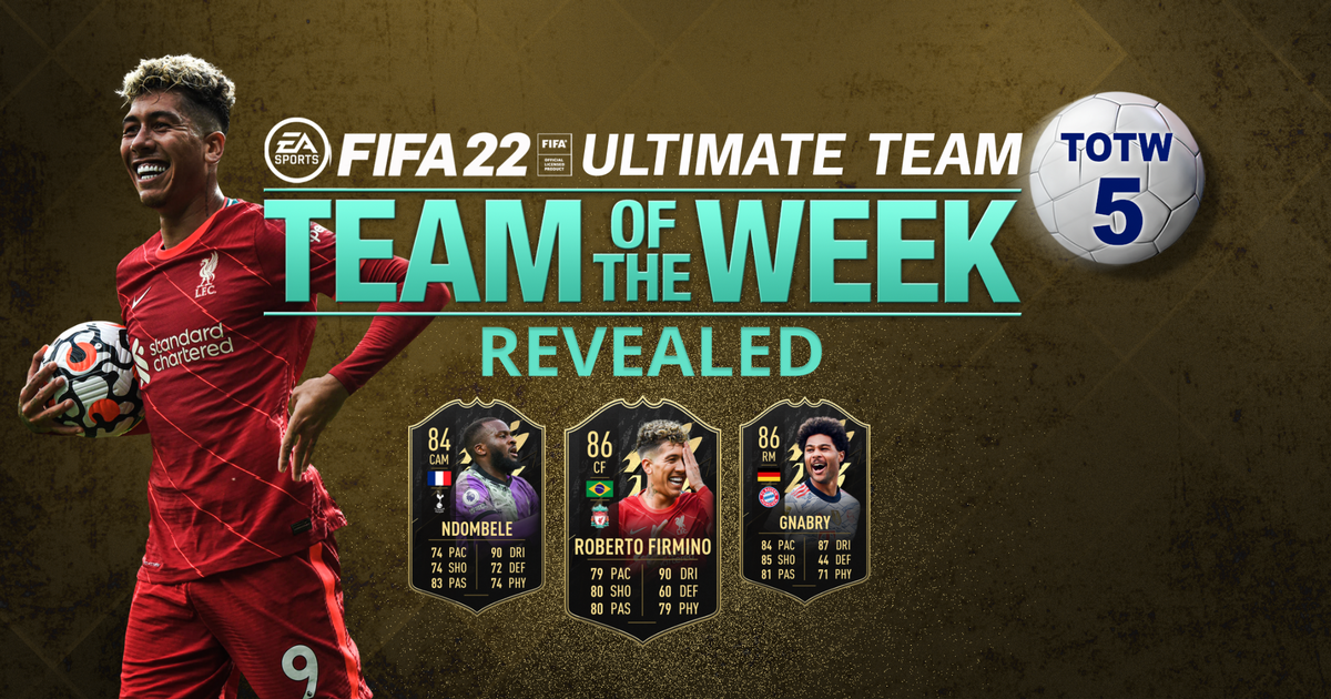 FIFA 22 TOTW 5 ujawniona z Roberto Firmino i Serge Gnabry, ale bez Edouarda Mendy - Raporty piłkarskie