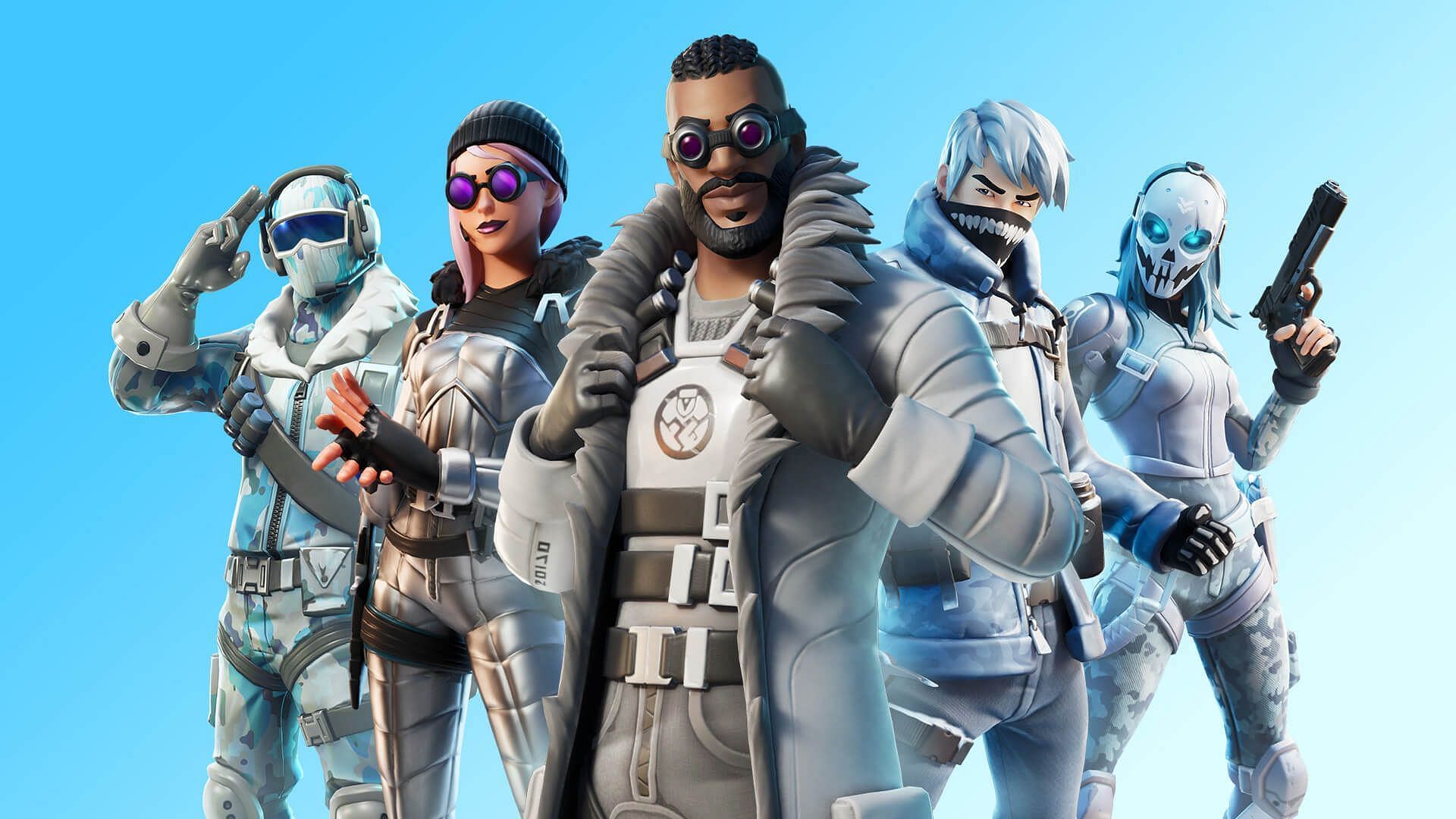 A few winter Fortnite skin concepts. (Image via Epic Games)