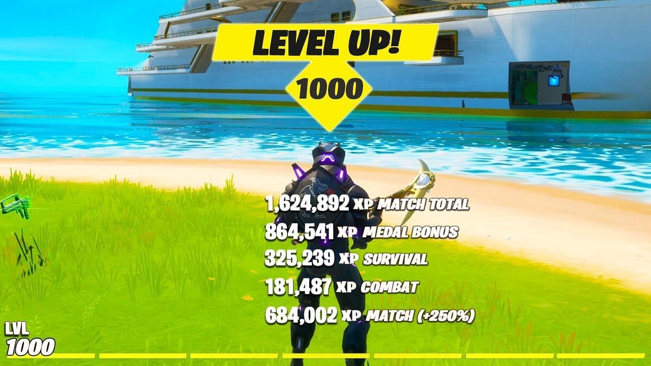 Level 1,000 is how high this player intends to go for within this season. (Image via YT Rages Revenge/ YouTube)