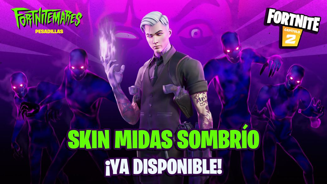 Fortnite: Shadow Midas Skin Now Available;  price and contents