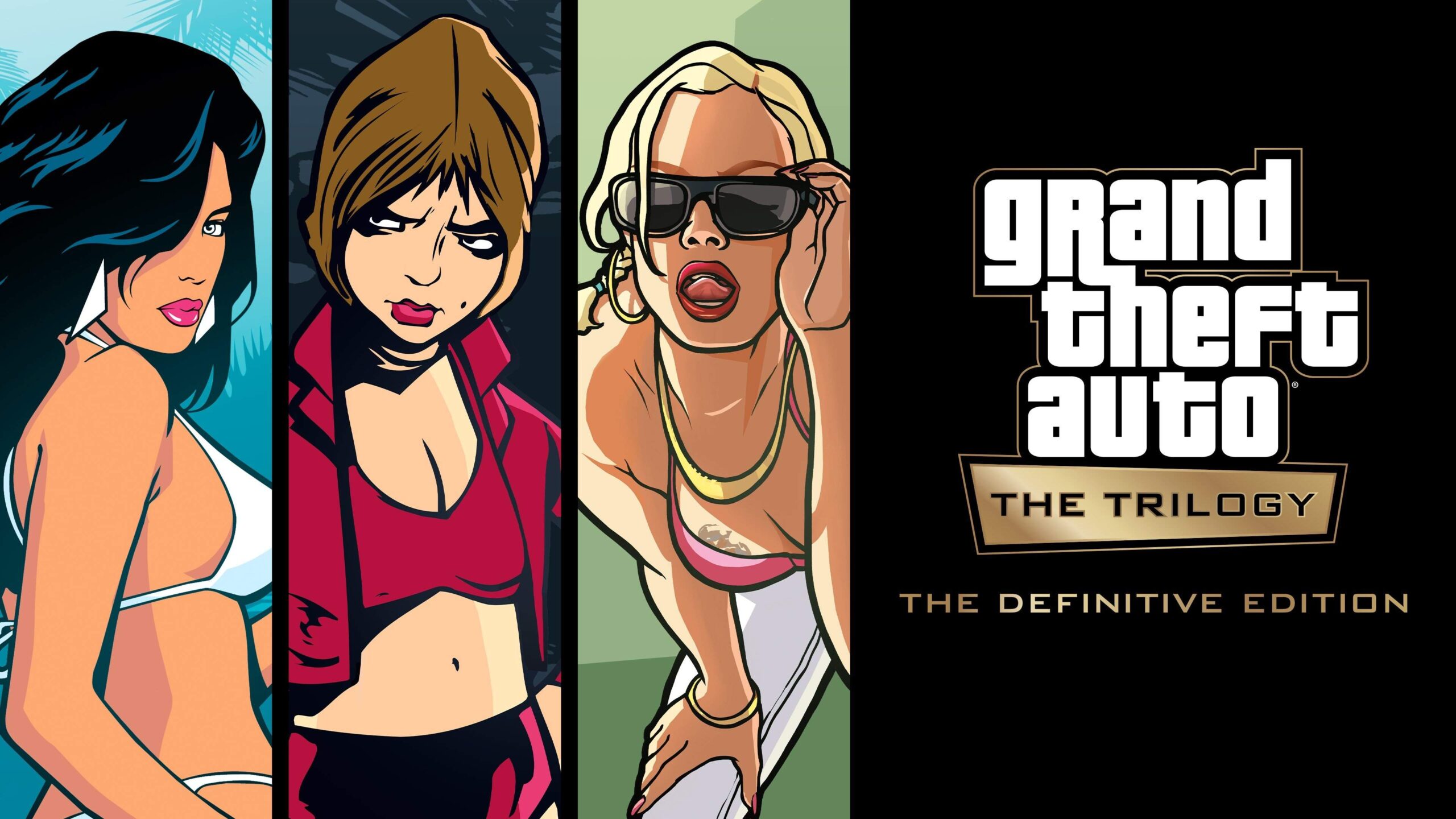 Grand Theft Auto: The Trilogy – The Definitive Edition Key Art
