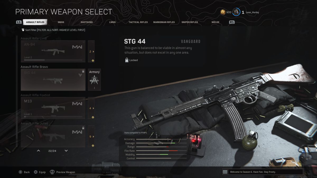 Jak zdobyć SGT 44 w Warzone i wcześnie wypróbować broń Vanguard?