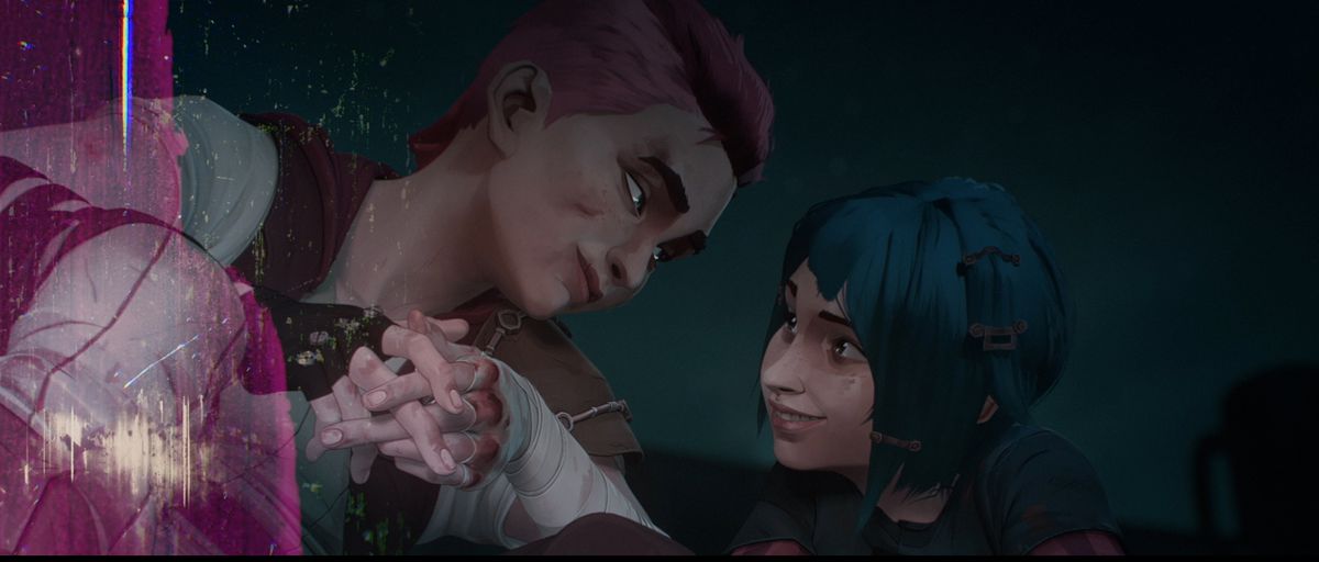 Vi i Jinx z serialu League of Legends Netflix Arcane