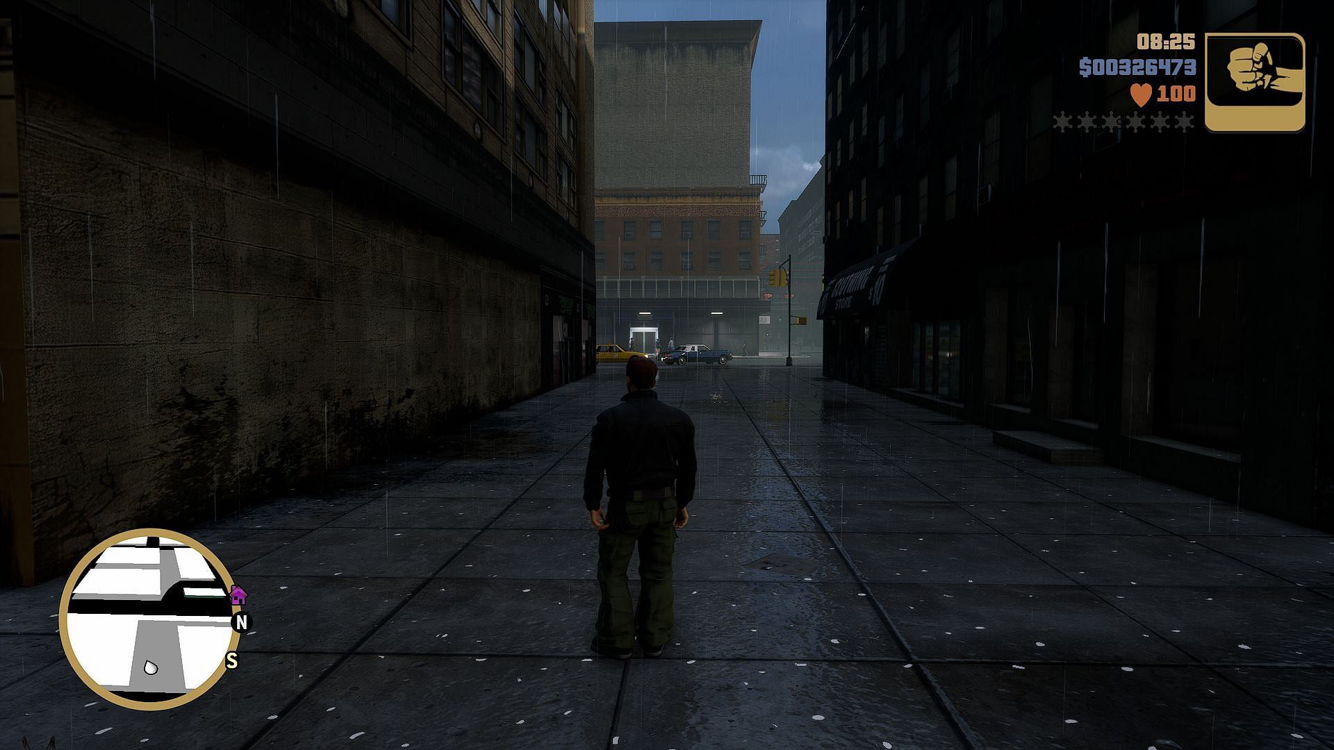 Przykład tego, jak wygląda deszcz z tym modem (Obraz za pośrednictwem Nexus Mods)