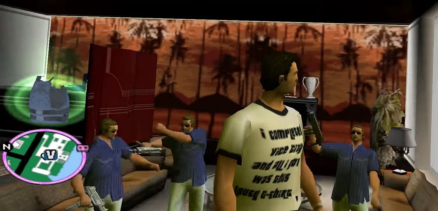 Nowy strój Tommy'ego i jego ochroniarzy (zdjęcie za pośrednictwem Rockstar Games)
