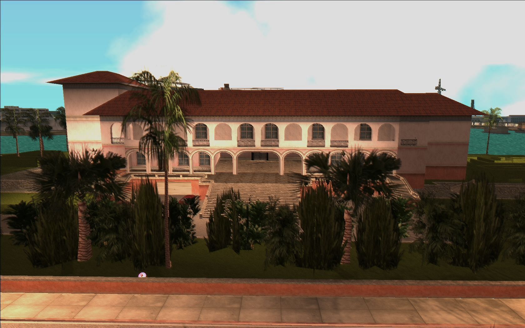 Niektóre nieruchomości mają również wnętrze, które gracze mogą odwiedzić, w przeciwieństwie do poprzedników GTA Vice City (zdjęcie za pośrednictwem Rockstar Games)