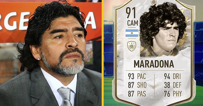 Diego Maradona zostanie na stałe usunięty z FIFA 22