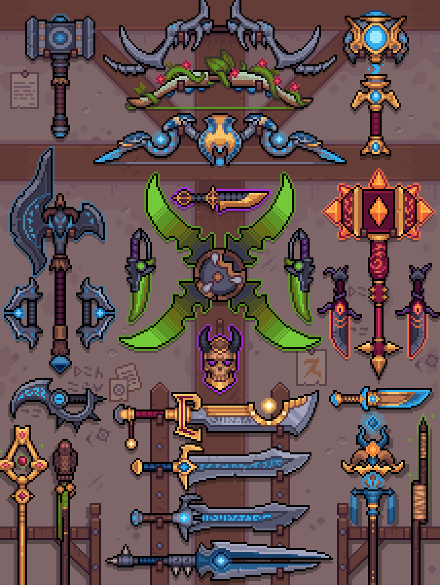 Grafika broni World of Warcraft autorstwa Dragumagu