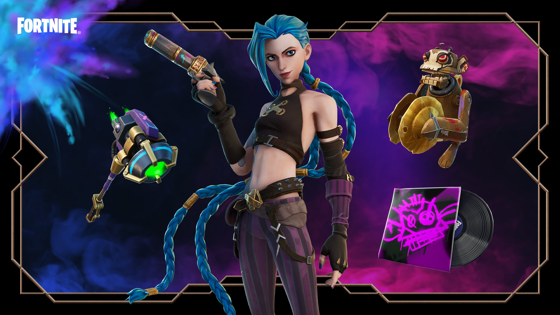 Jinx League of Legends angażuje Fortnite do siania spustoszenia i zniszczenia podczas premiery kolekcji Arcane Netflixa