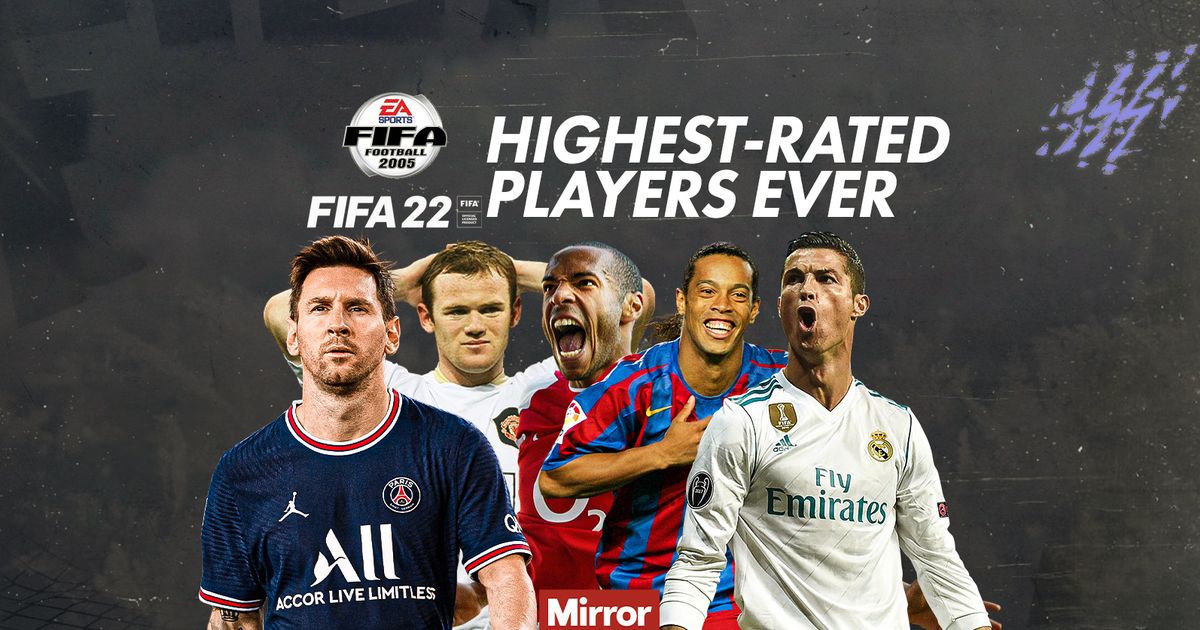 Najwyżej oceniani gracze EA Sports FIFA w historii od FIFA 2000 do FIFA 22