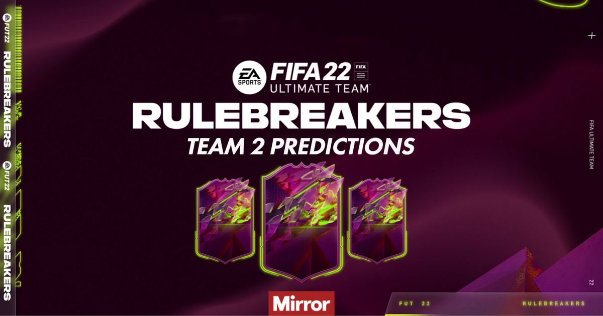 Prognozy FIFA 22 Rulebreakers Team 2 z gwiazdami Man United i Man City