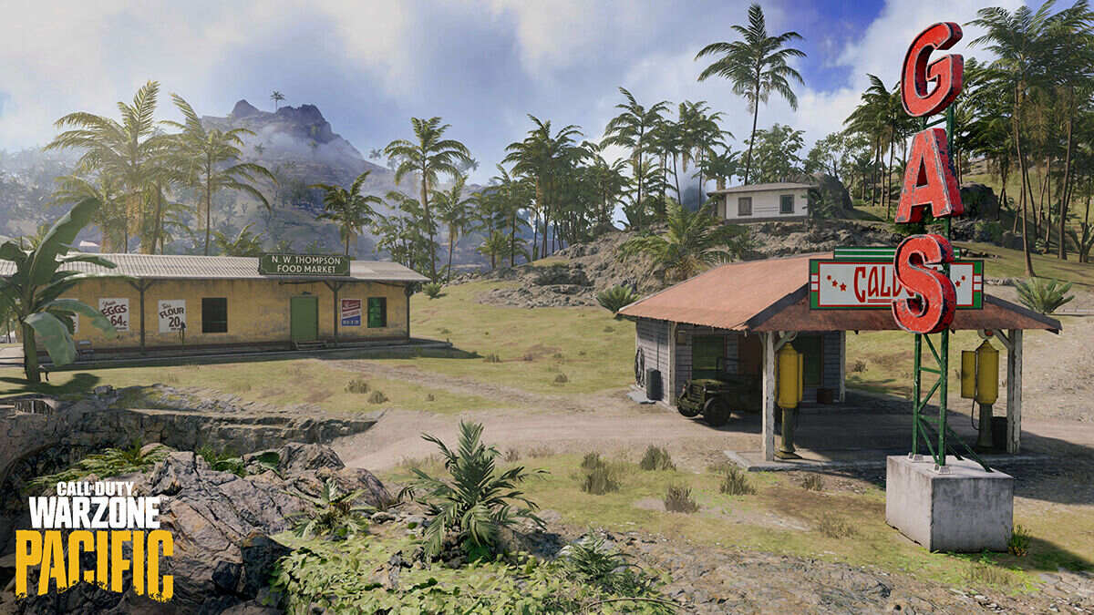 warzone pacific caldera hot drop