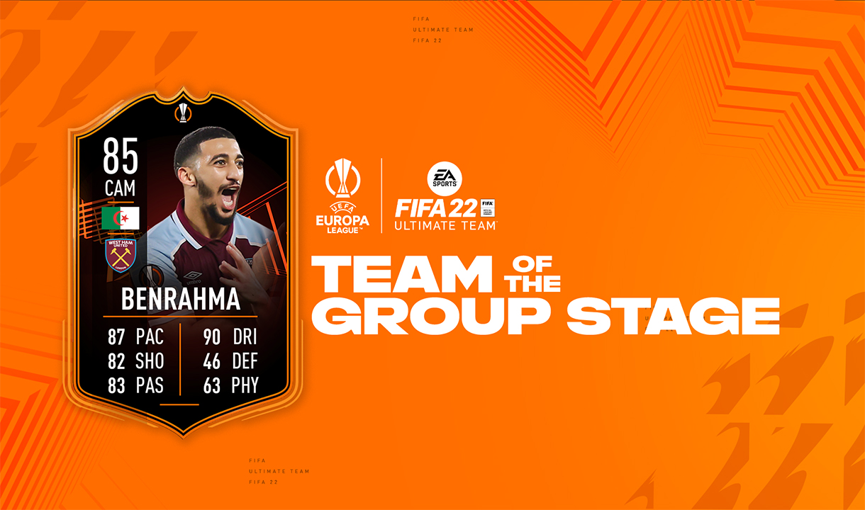 Saïd Benrahma w „Drużynie fazy grupowej” FIFA 22