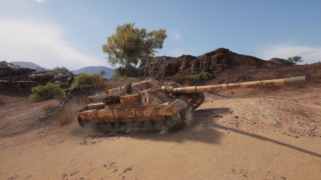 FV217 Badger World of Tanks X poziomu trafia na „wierzchołek drzewa”