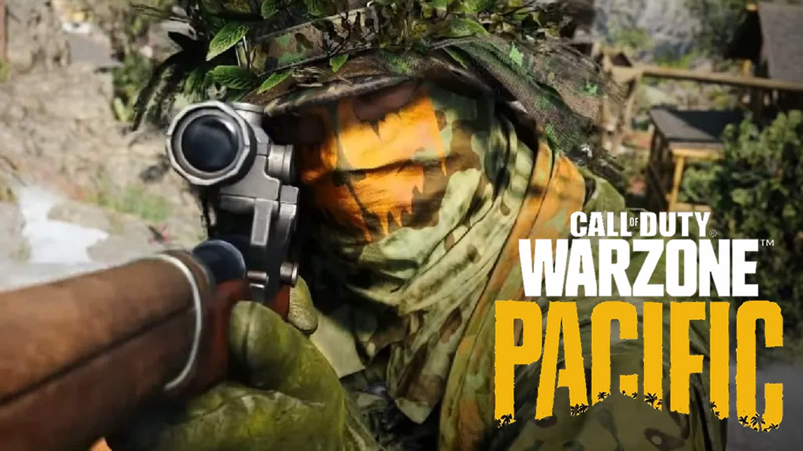 Gilly sniper in Warzone Pacific.
