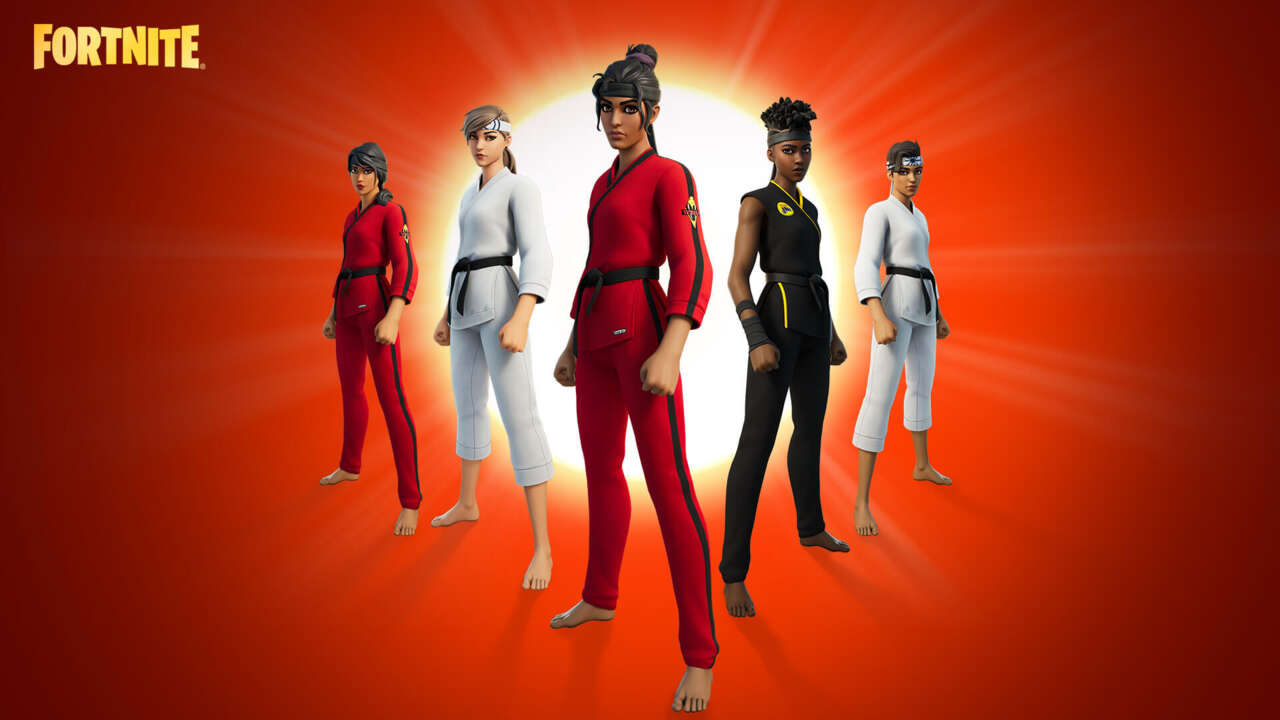 Skórki Fortnite Cobra Kai nadchodzą, aby zamiatać nogi