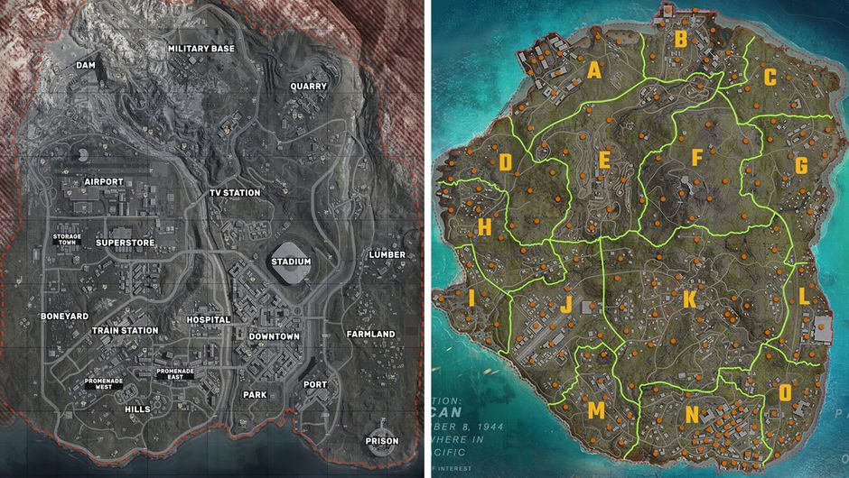 Co jest lepsze dla Warzone?  Kaldera czy Verdansk?  Call of Duty