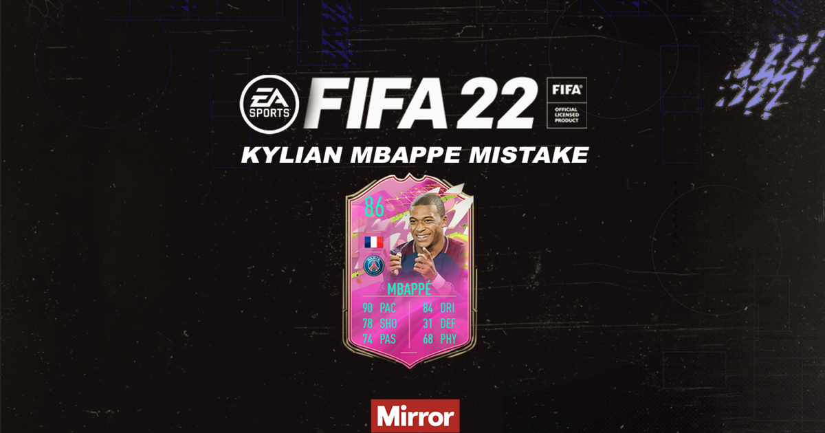 EA Sports popełnia błąd Kylian Mbappe z darmową grą FIFA 22 Next Generation