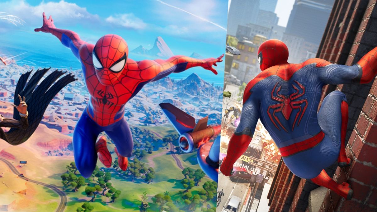 Spider-Man z Fortnite już robi pętle wokół Spider-Mana z Marvel's Avengers