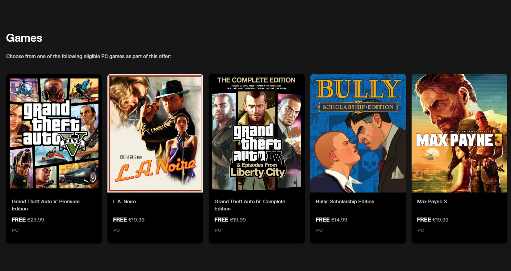 GTA Trilogy Holiday Sale Bonus Offer