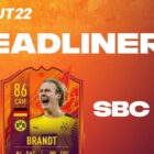 FIFA 22 Headliners Brandt SBC Najtańsze rozwiązania i przegląd