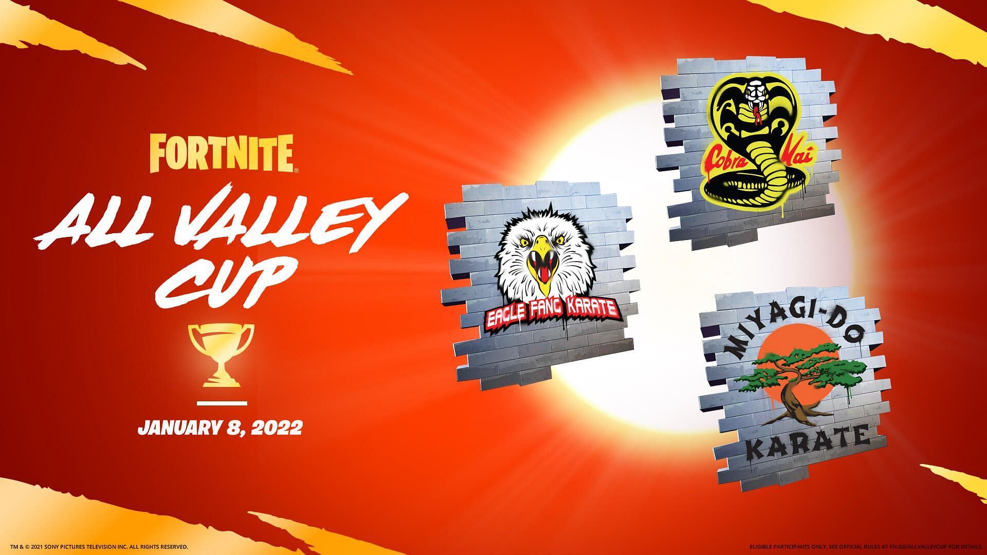 Fortnite x Cobra Kai rewards are free for players to unlock (Image via Epic Games)