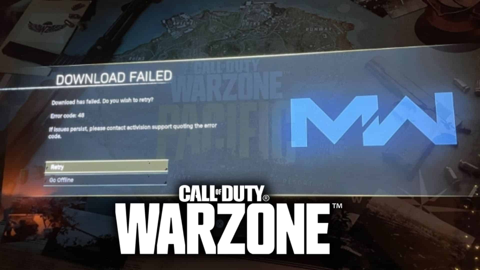 warzone error code 48