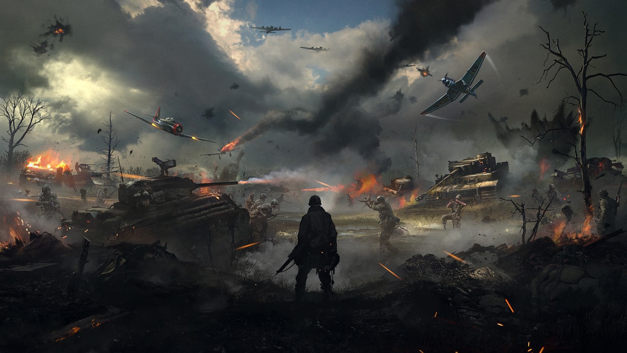 10 najlepszych gier z II wojny światowej na PC w 2022 r. wallpaperden.com_hell-let-loose-game_1280x720-min