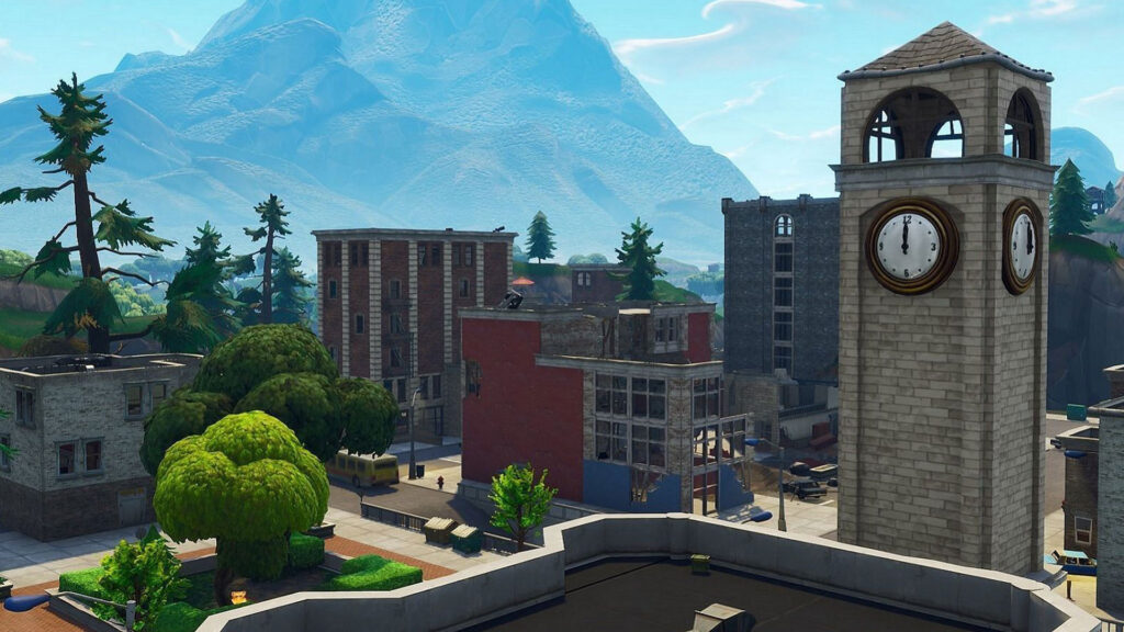 Punkty zainteresowania Fortnite Tilted Towers
