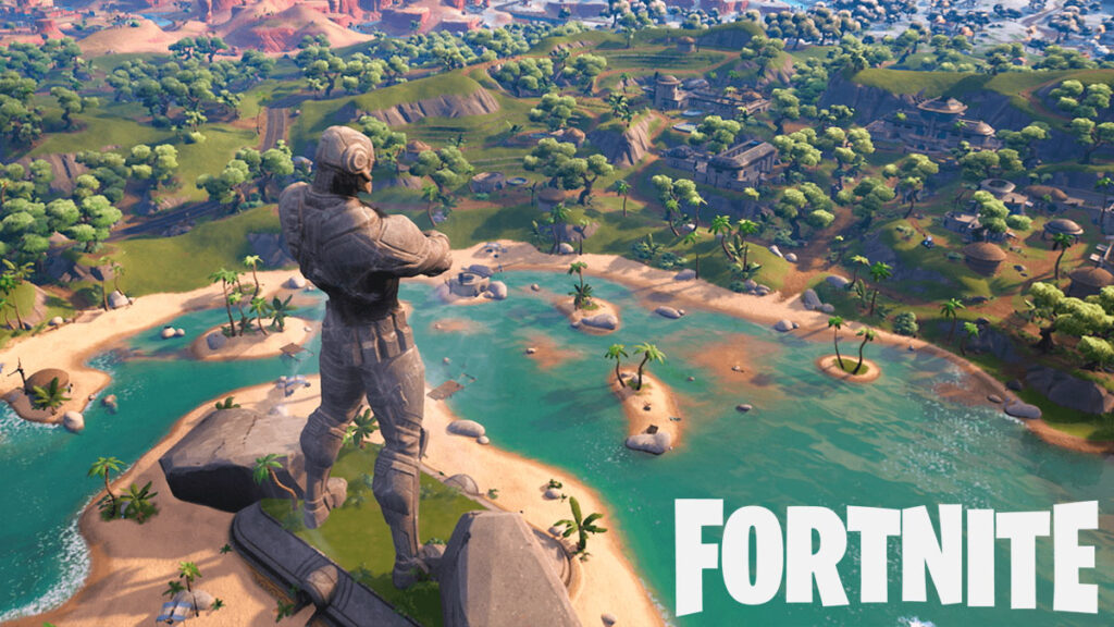 Pomnik fundacji na mapie Fortnite Rozdział 3