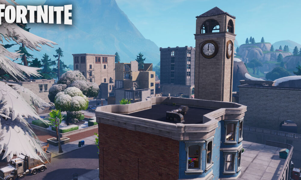 Tilted Towers in Fortnite