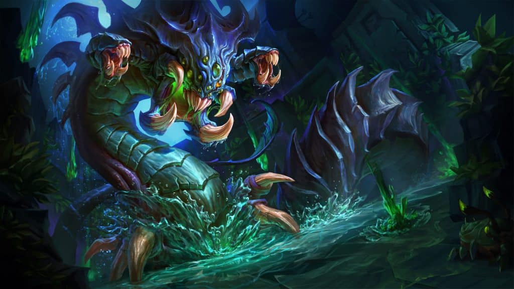 Kultowy potwór League of Legends, Baron Nashor, byłby idealnym bossem rajdowym w grze końcowej.