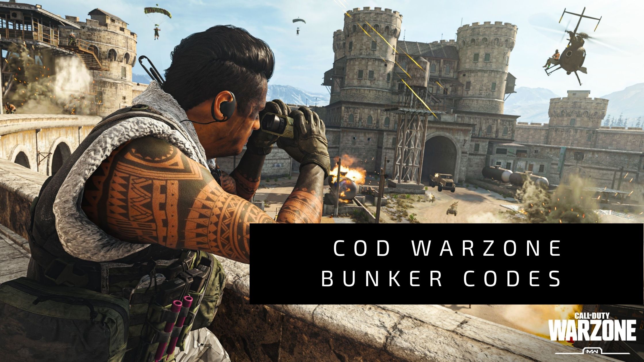 COD Warzone Kody bunkrów, lokalizacje i wskazówki