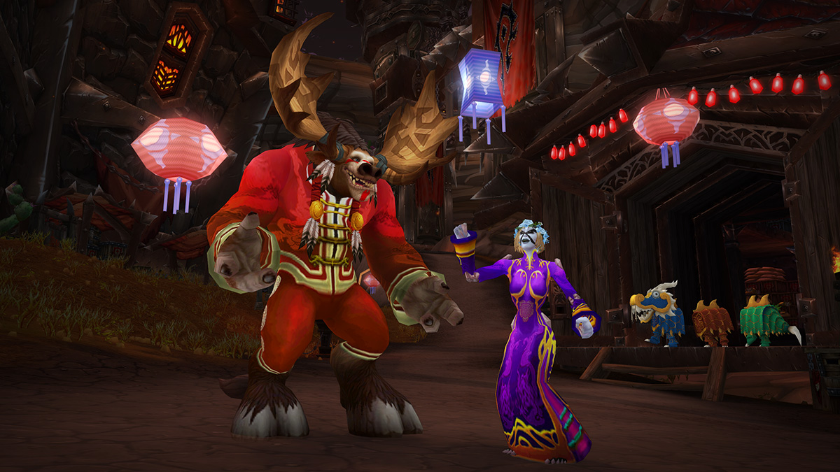 Taureni i Opuszczeni w regaliach Lunar Fest