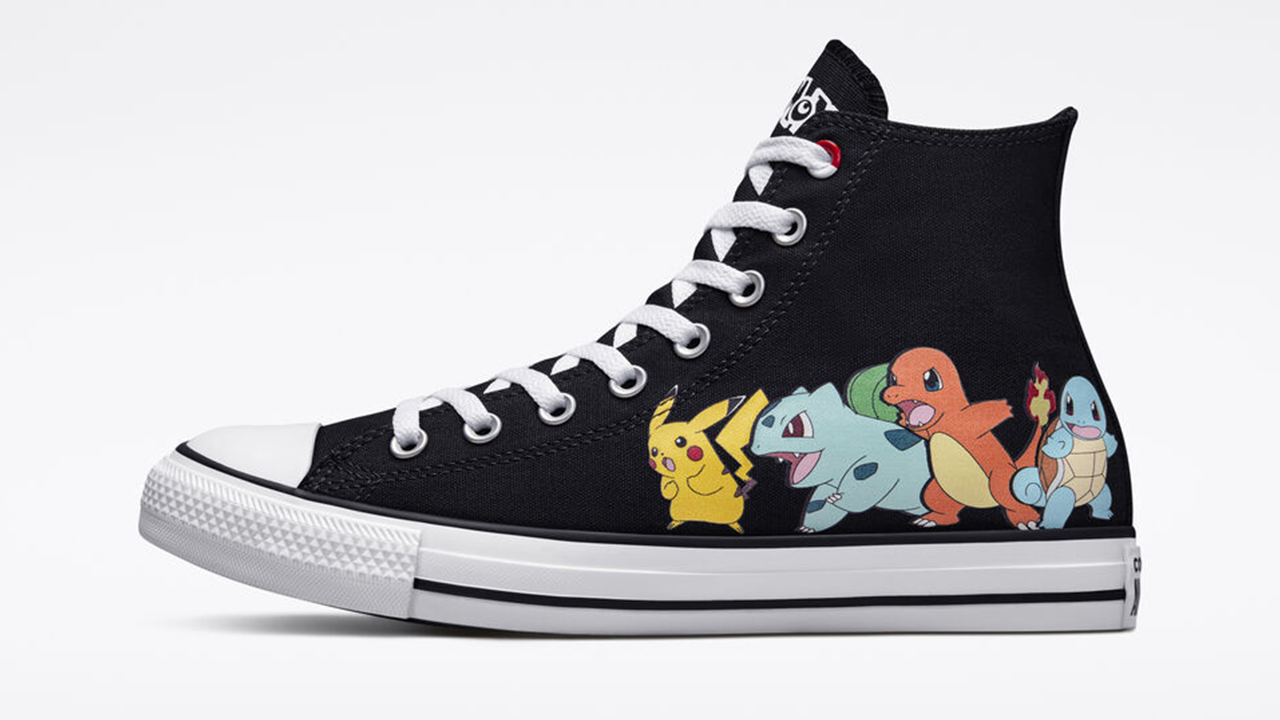 Converse ujawnia uchwyty, koszule, czapki i nie tylko z okazji 25-lecia Pokemona