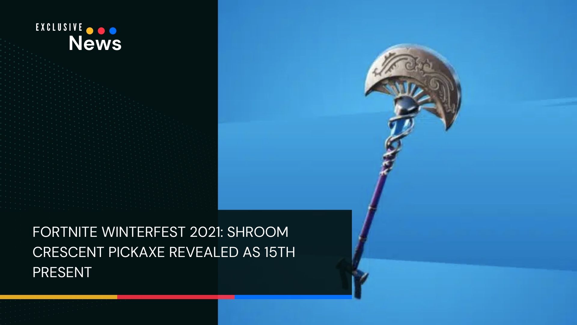 Fortnite Winterfest 2021: Kilof Shroom Crescent ujawniony jako 15 prezent