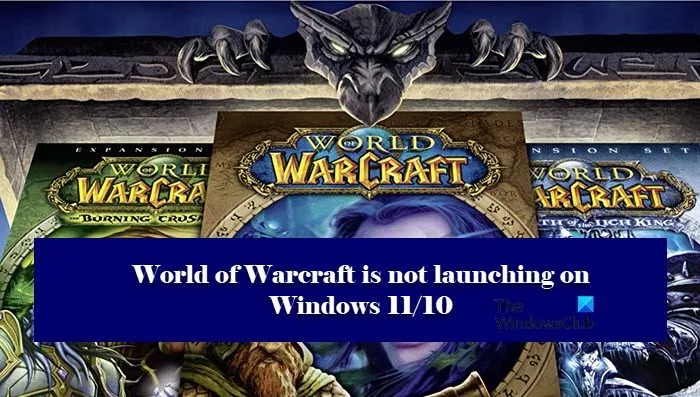 World of Warcraft się nie uruchamia