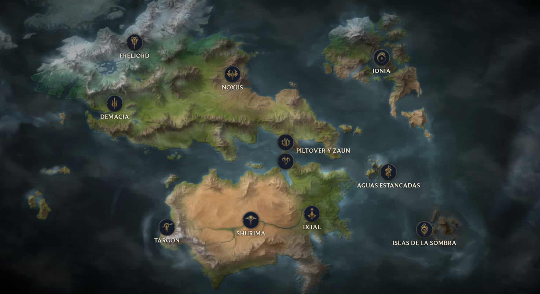 mapa runeterry