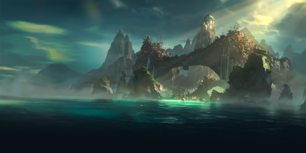 The are plenty of fantastical places in the world of League of Legends an MMO could explore.