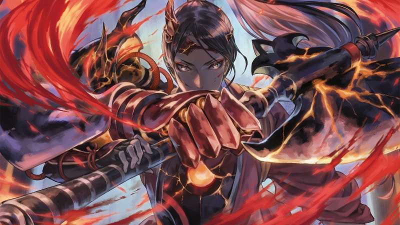 Risona, dowódca Asari – Exclusive Magic: The Gathering Kamigawa: Neon Dynasty Preview Card